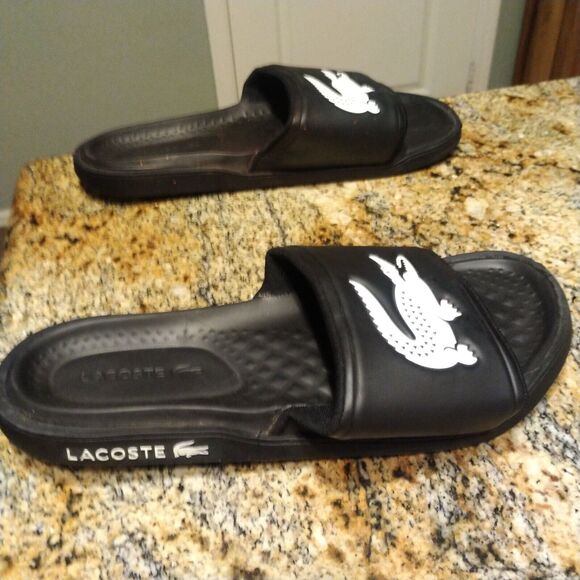 Lacoste Croco Dualiste 0922 Slide Open Toe Strap Sandals 7-43CMA0020312 Men’s 13 - Picture 5 of 12